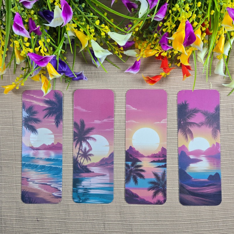 Bright Beach Sunset Bookmark (ONLINE ORDER ONLY)
