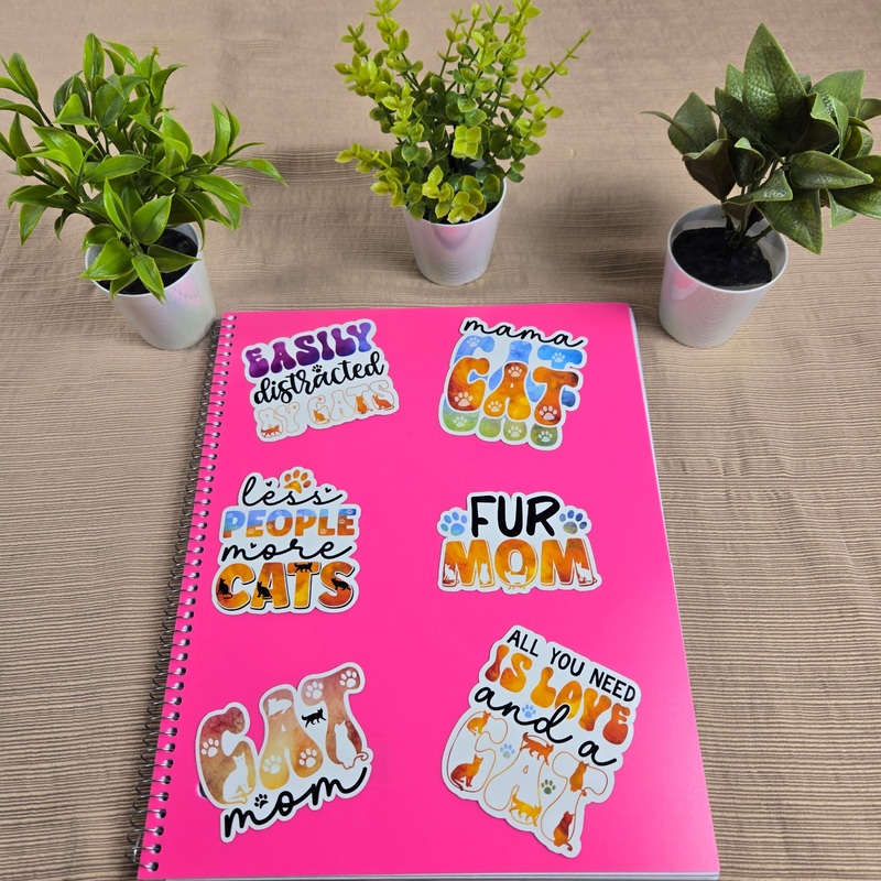 Cute Cat Mom Stickers (ONLINE ORDER ONLY)