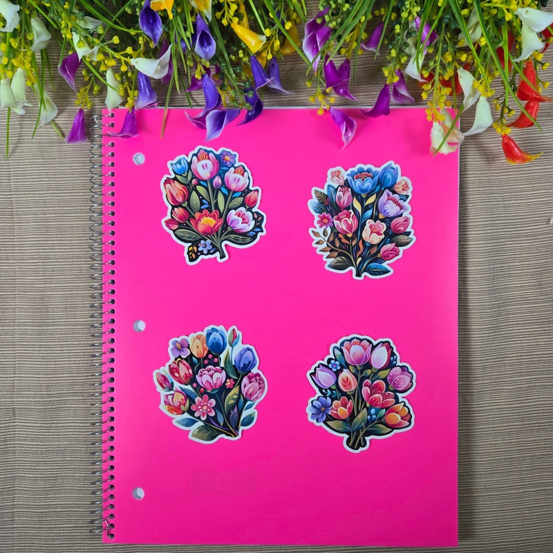 Floral Bouquet Series 2 Stickers (ONLINE ORDER ONLY)