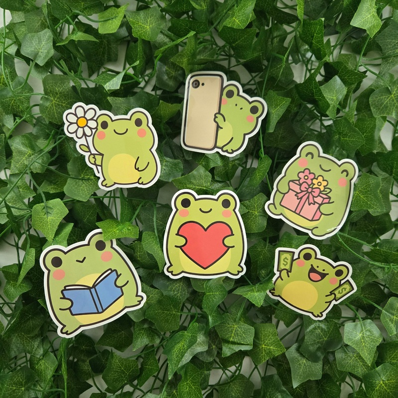Cute Frog Sticker (ONLINE ORDER ONLY)