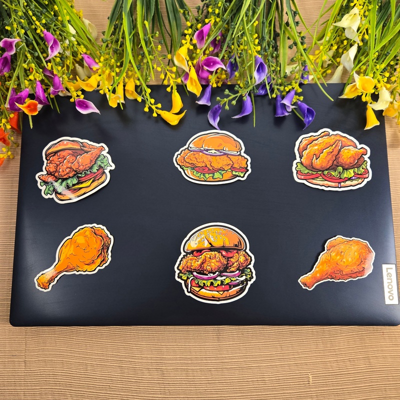 Funny Fried Chicken Sticker (ONLINE ORDER ONLY)
