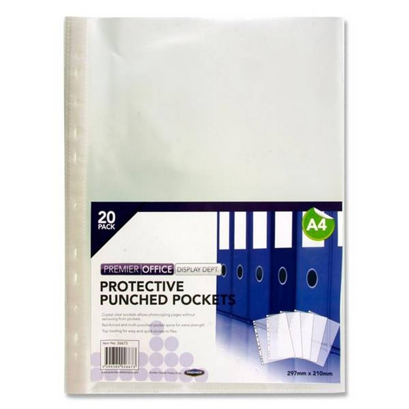 Premier A4 Polypockets Pack of 20
