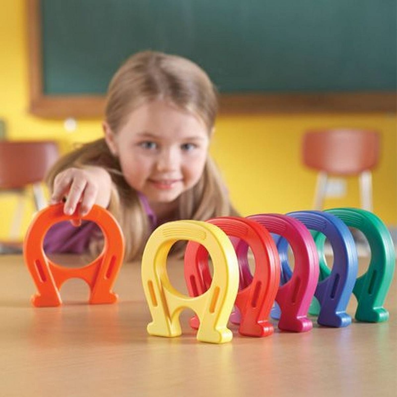 Primary Science Horseshoe-Shaped Magnets, Set of 6