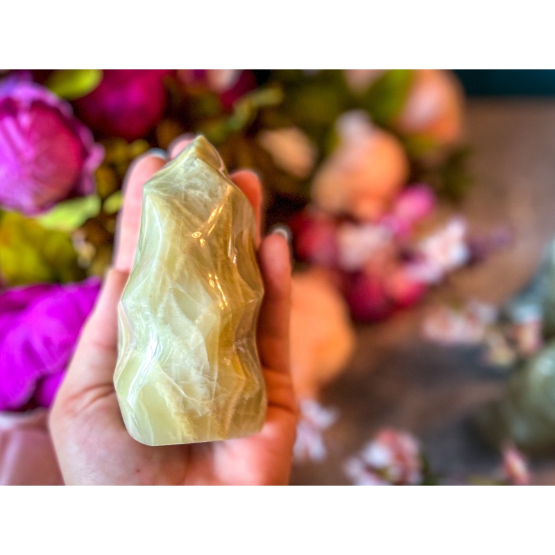 Sweet Yellow Moonstone Flames (ONLINE ORDER ONLY)