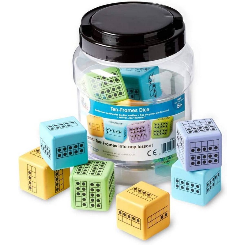Ten-Frame Dice (Set of 12)