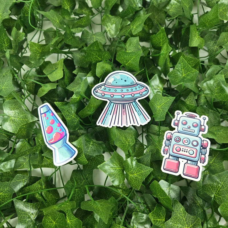 Retro Space Stickers (ONLINE ORDER ONLY)
