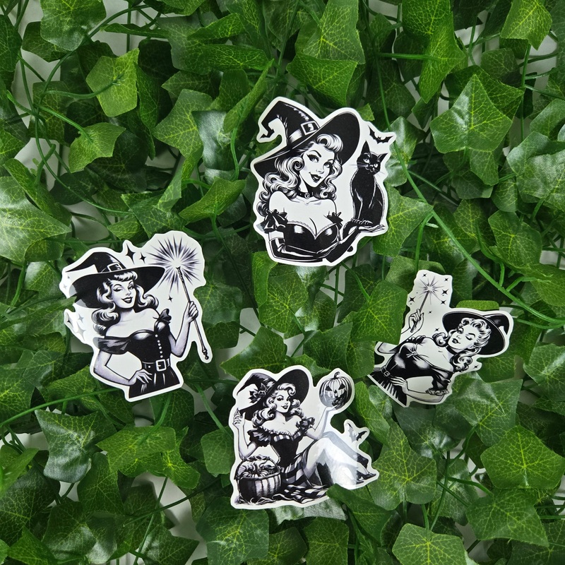 Sassy Witch Halloween Stickers (ONLINE ORDER ONLY)