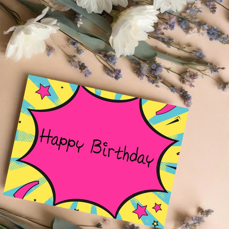 Comic Happy Birthday Card (ONLINE ORDER ONLY)