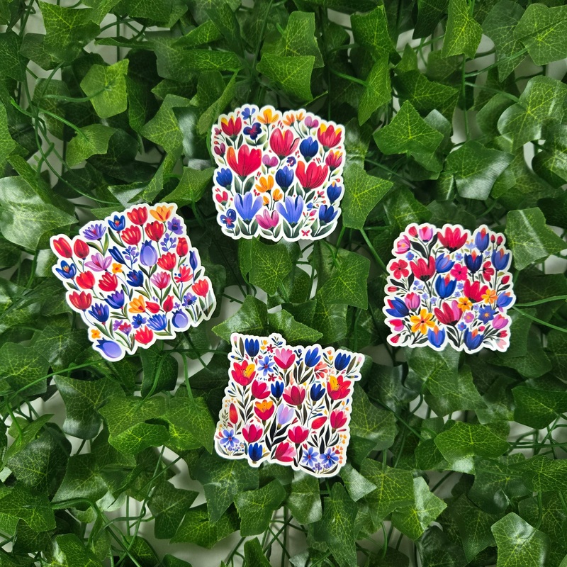 Floral Bouquet Series 1 Stickers (ONLINE ORDER ONLY)