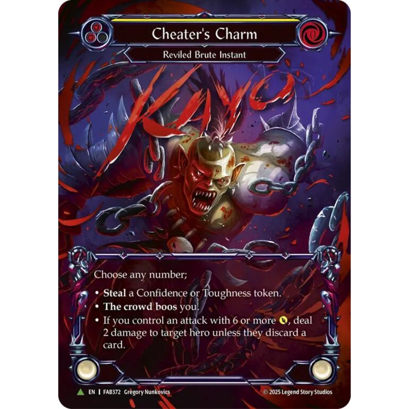 Cheater’s Charm [FAB372] (Promo)  Cold Foil
