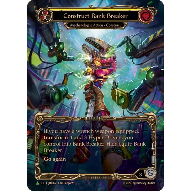 Construct Bank Breaker [JDG052] (Promo)  Cold Foil