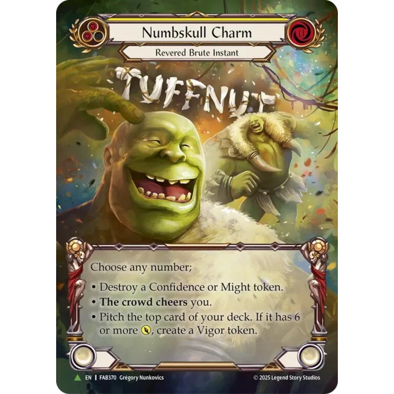 Numbskull Charm [FAB370] (Super Slam)  Cold Foil