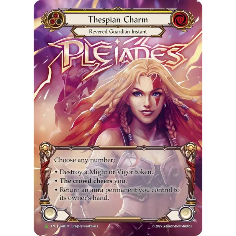 Thespian Charm [FAB371] (Promo)  Cold Foil