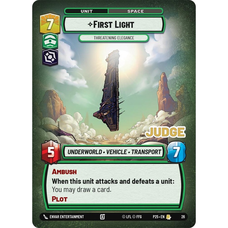 First Light – Threatening Elegance (26) (26) [Judge Promos]