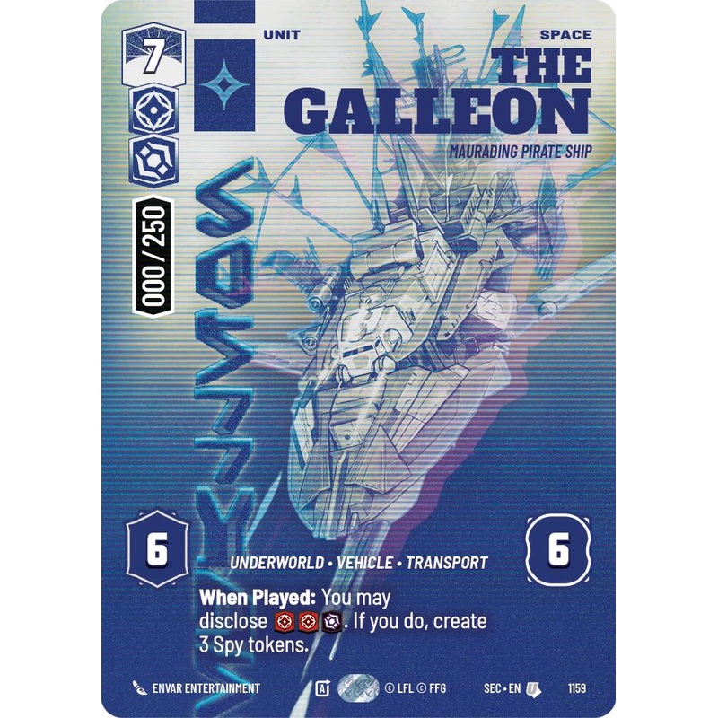 The Galleon – Marauding Pirate Ship (Serialized) (1159) (1159) [Secrets of Power]