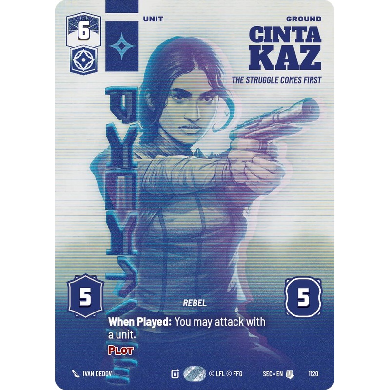 Cinta Kaz – The Struggle Comes First (Prestige Foil) (1120) (1120) [Secrets of Power]