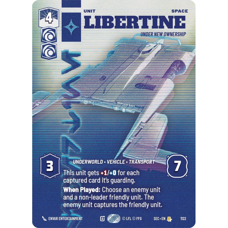 Libertine – Under New Ownership (Prestige Foil) (1122) (1122) [Secrets of Power]
