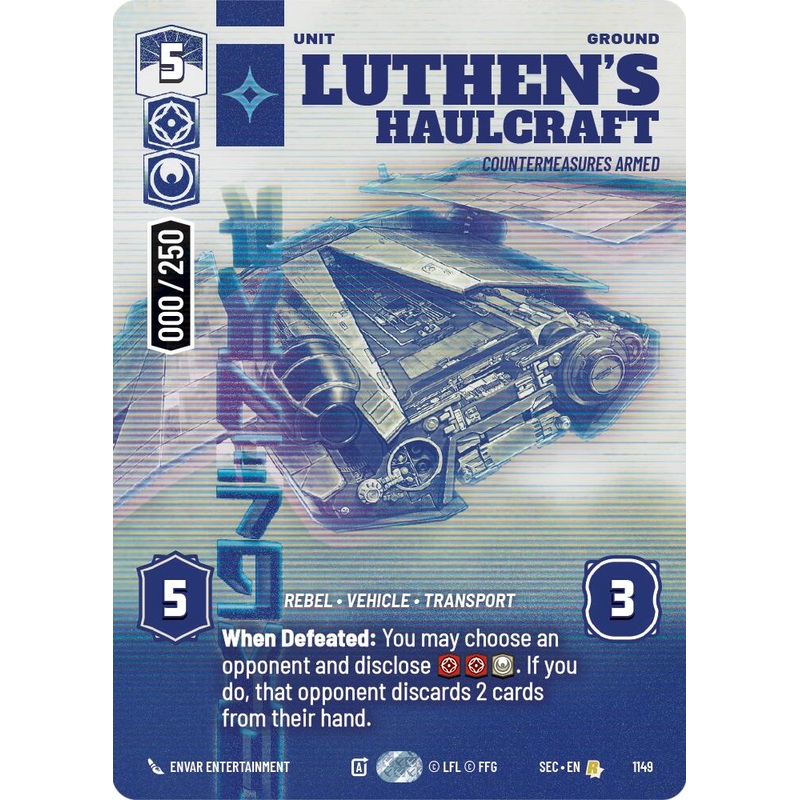 Luthen’s Haulcraft – Countermeasures Armed (Serialized) (1149) (1149) [Secrets of Power]