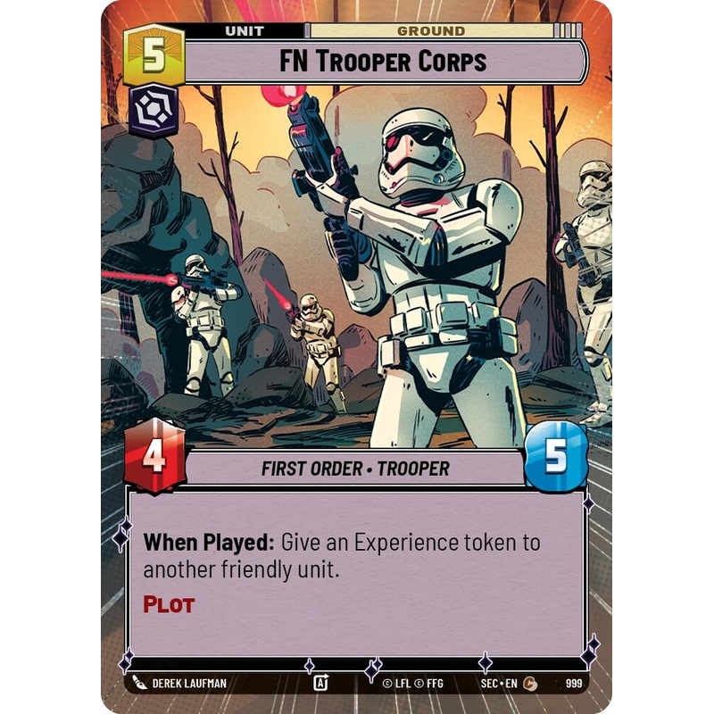 FN Trooper Corps (999) (Hyperspace Foil) (999) [Secrets of Power]