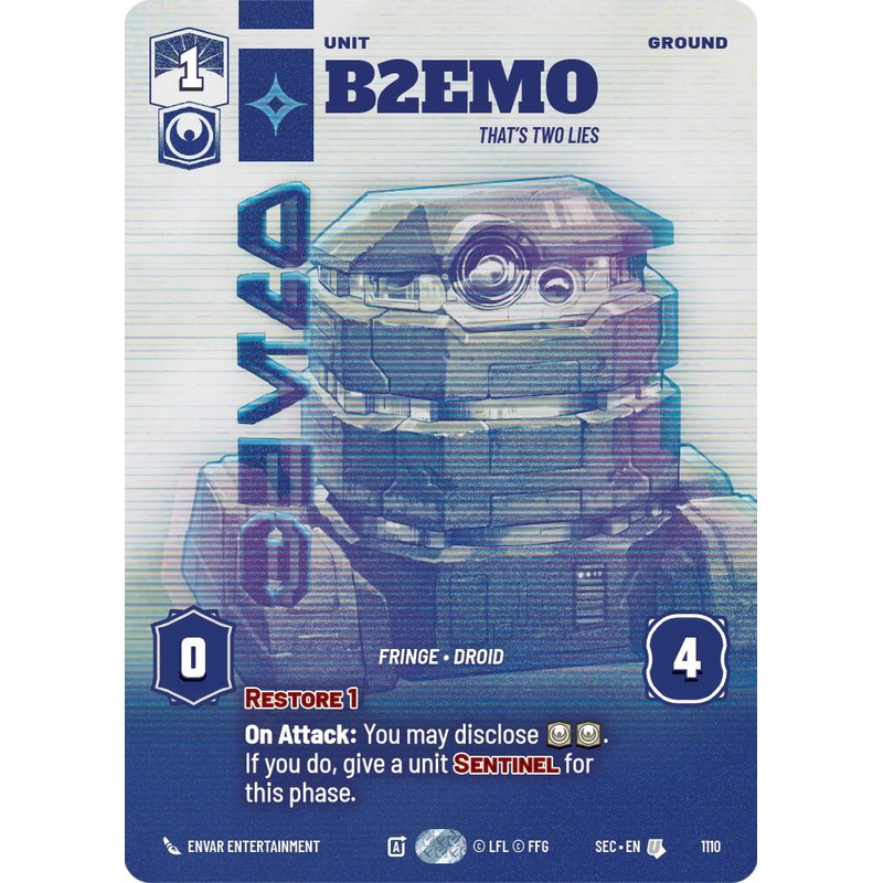 B2EMO – That’s Two Lies (Prestige Foil) (1110) (1110) [Secrets of Power]