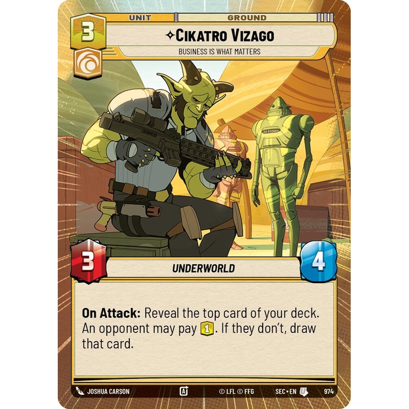 Cikatro Vizago – Business is What Matters (Hyperspace Foil) (974) (974) [Secrets of Power]