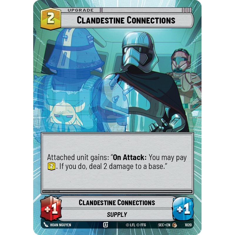 Clandestine Connections (1020) (Hyperspace Foil) (1020) [Secrets of Power]