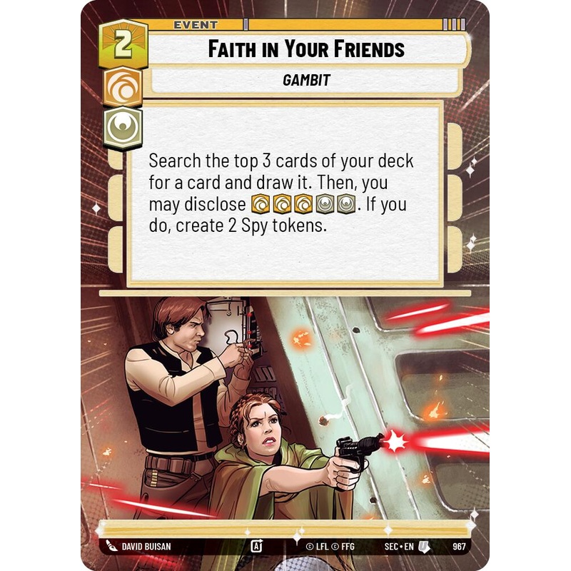 Faith in Your Friends (967) (Hyperspace Foil) (967) [Secrets of Power]