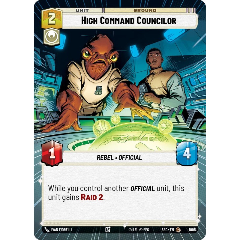 High Command Councilor (1005) (Hyperspace Foil) (1005) [Secrets of Power]