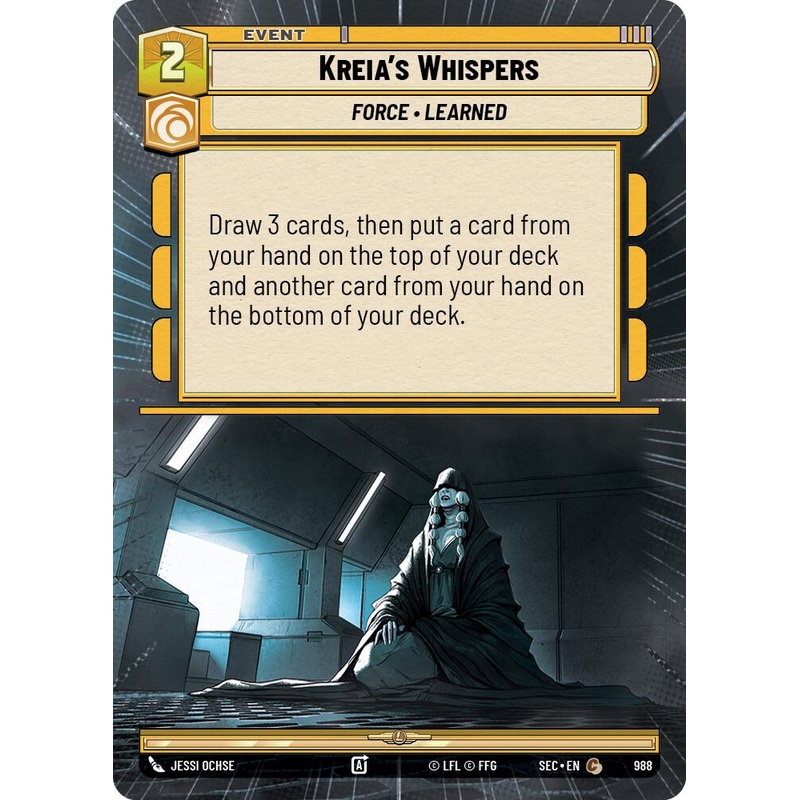 Kreia’s Whispers (988) (Hyperspace Foil) (988) [Secrets of Power]