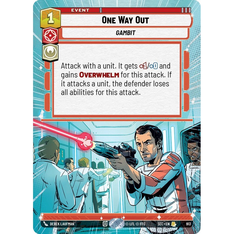 One Way Out (913) (Hyperspace Foil) (913) [Secrets of Power]