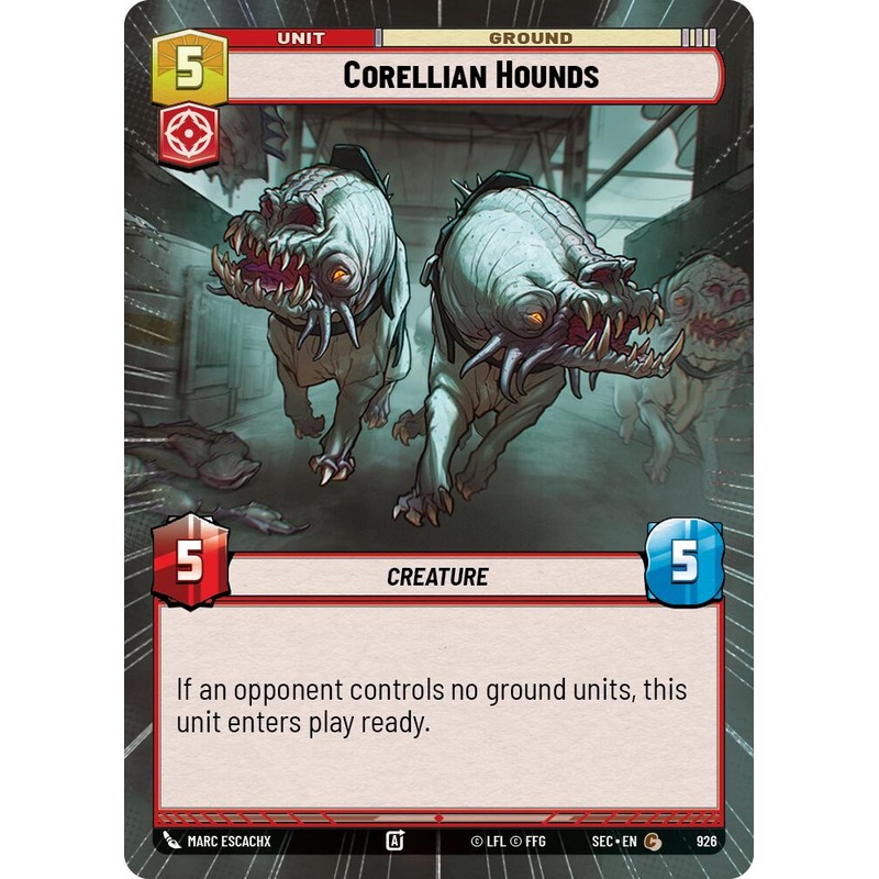 Corellian Hounds (926) (Hyperspace Foil) (926) [Secrets of Power]