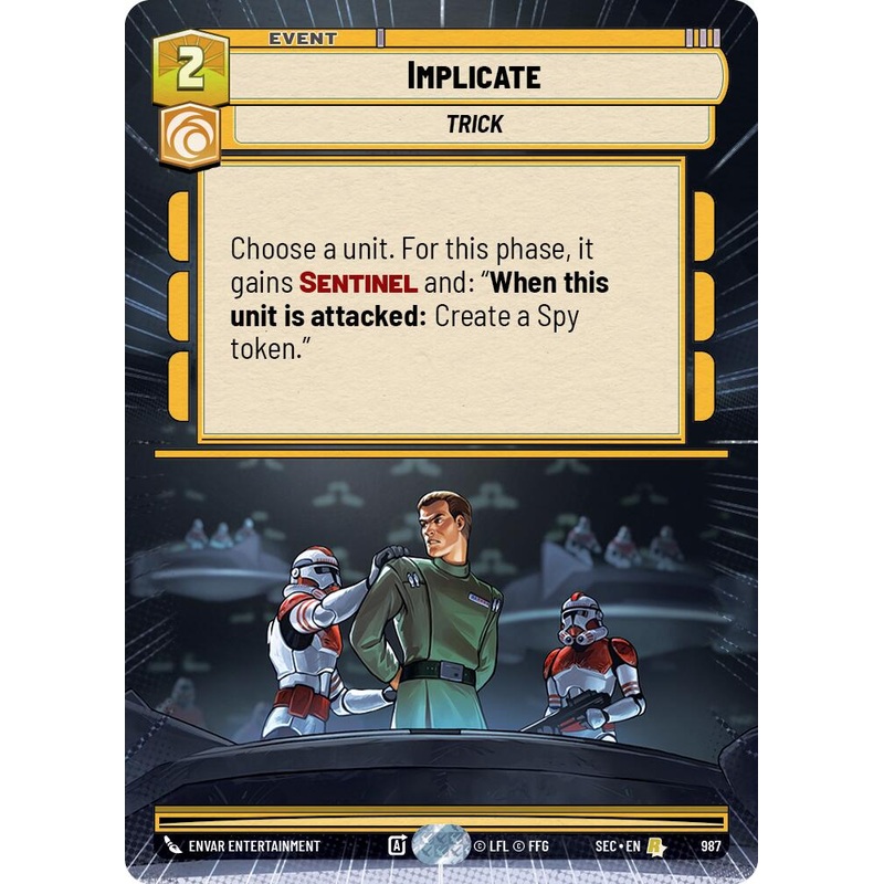 Implicate (987) (Hyperspace Foil) (987) [Secrets of Power]