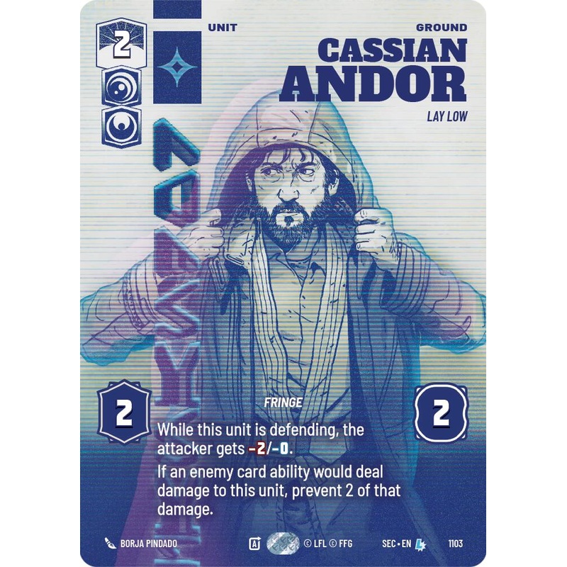 Cassian Andor – Lay Low (Prestige Foil) (1103) (1103) [Secrets of Power]