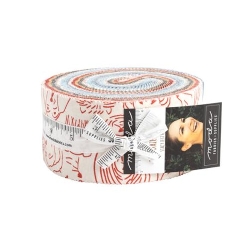 Dog Daze Jelly Roll by Stacy Iest Hsu for Moda Fabrics  40 Strips (ONLINE ORDER ONLY)