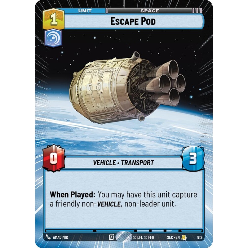 Escape Pod (812) (Hyperspace Foil) (812) [Secrets of Power]
