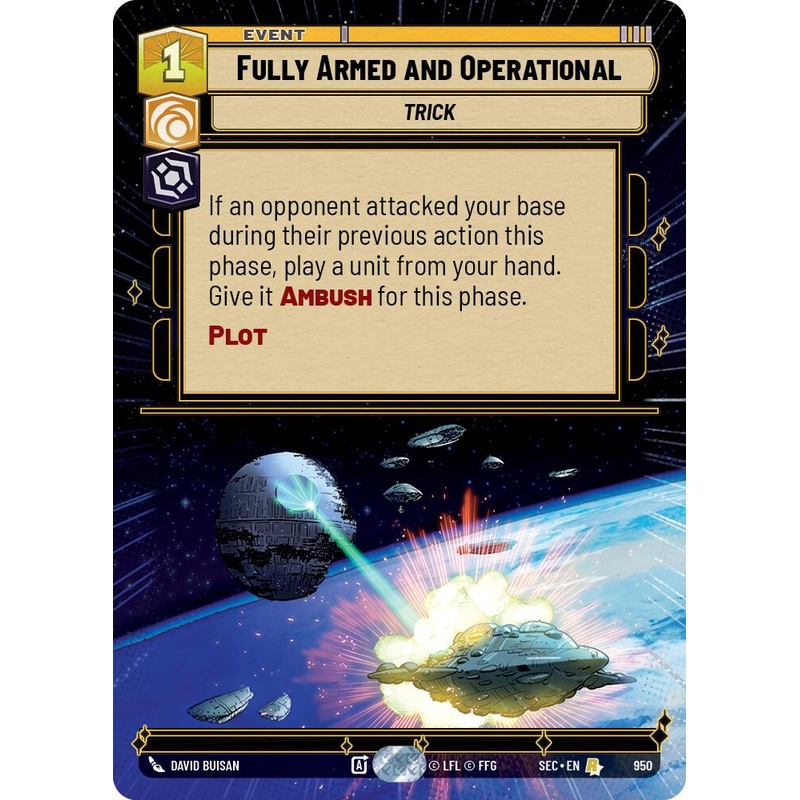 Fully Armed and Operational (950) (Hyperspace Foil) (950) [Secrets of Power]