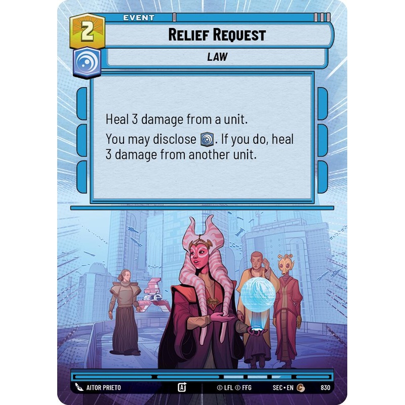 Relief Request (830) (Hyperspace Foil) (830) [Secrets of Power]