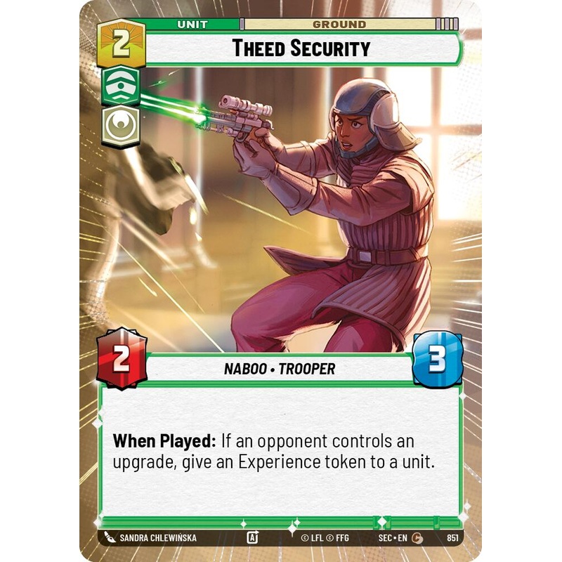 Theed Security (851) (Hyperspace Foil) (851) [Secrets of Power]