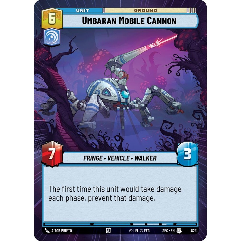 Umbaran Mobile Cannon (823) (Hyperspace Foil) (823) [Secrets of Power]