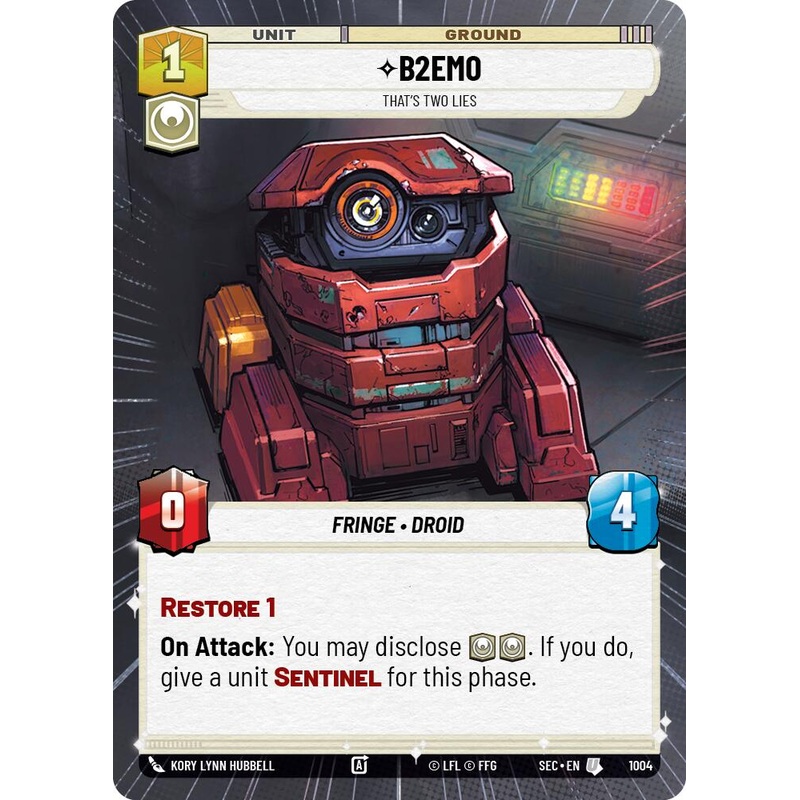 B2EMO – That’s Two Lies (Hyperspace Foil) (1004) (1004) [Secrets of Power]