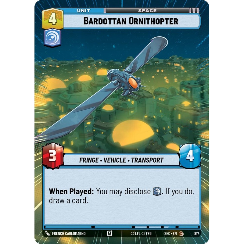 Bardottan Ornithopter (818) (Hyperspace Foil) (818) [Secrets of Power]