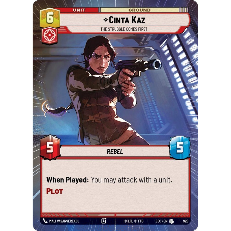 Cinta Kaz – The Struggle Comes First (Hyperspace Foil) (928) (928) [Secrets of Power]