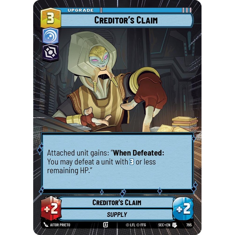 Creditor’s Claim (795) (Hyperspace Foil) (795) [Secrets of Power]