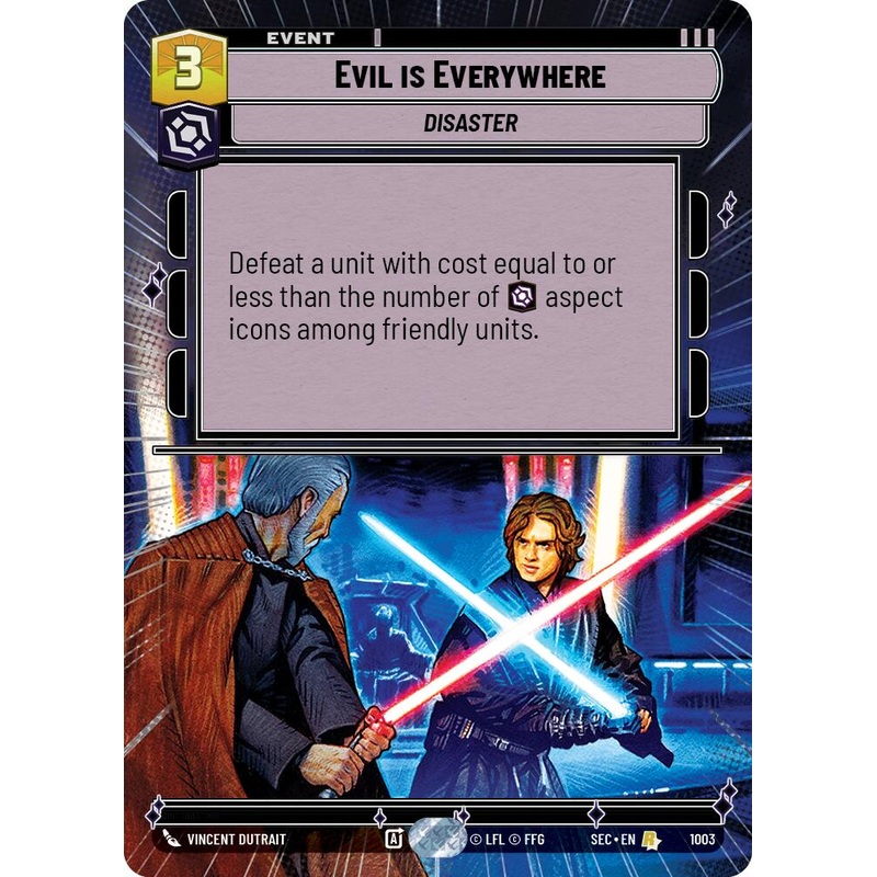 Evil is Everywhere (1003) (Hyperspace Foil) (1003) [Secrets of Power]