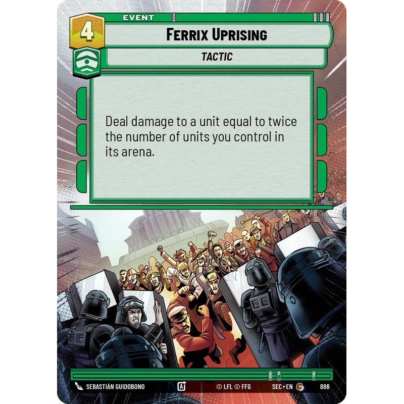 Ferrix Uprising (886) (Hyperspace Foil) (886) [Secrets of Power]