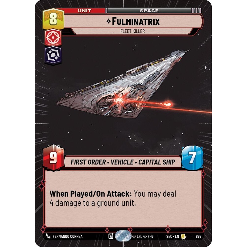 Fulminatrix – Fleet Killer (Hyperspace Foil) (898) (898) [Secrets of Power]