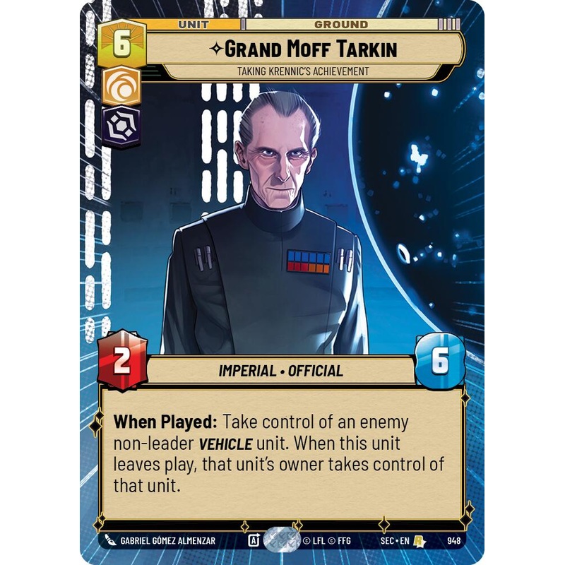 Grand Moff Tarkin – Taking Krennic’s Achievement (Hyperspace Foil) (948) (948) [Secrets of Power]
