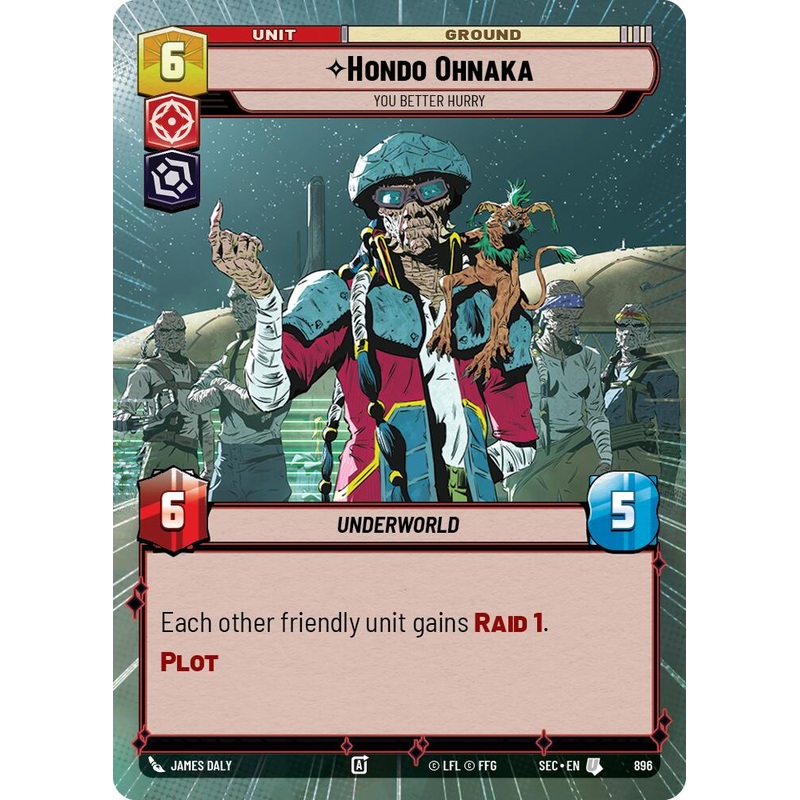 Hondo Ohnaka – You Better Hurry (Hyperspace Foil) (896) (896) [Secrets of Power]