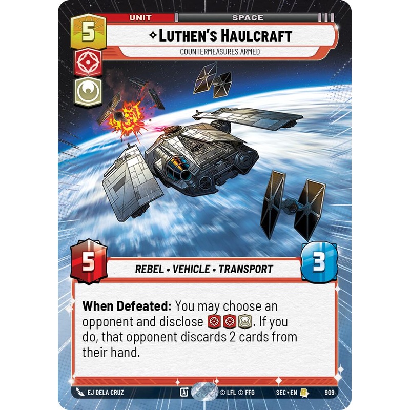 Luthen’s Haulcraft – Countermeasures Armed (Hyperspace Foil) (909) (909) [Secrets of Power]