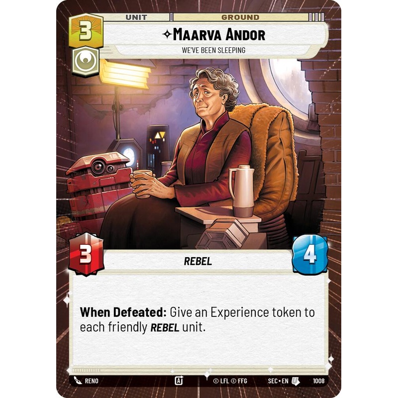 Maarva Andor – We’ve Been Sleeping (Hyperspace Foil) (1008) (1008) [Secrets of Power]